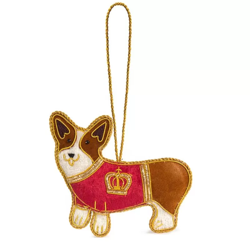 Decorations | Royal Collection Shop Buckingham Palace Corgi In Coat Decoration